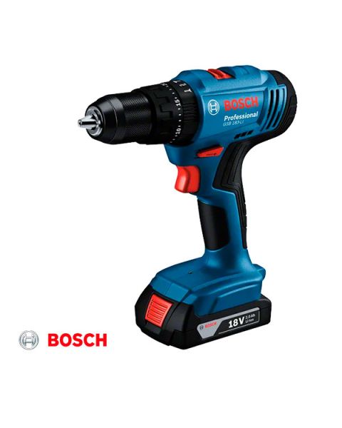 Taladro de percusión 18V, 2ah, 2 Baterías