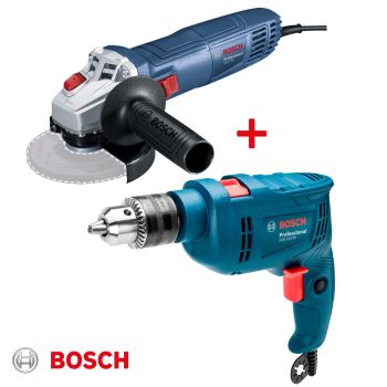 Combo Taladro 550 W + Amoladora 710 W Bosch