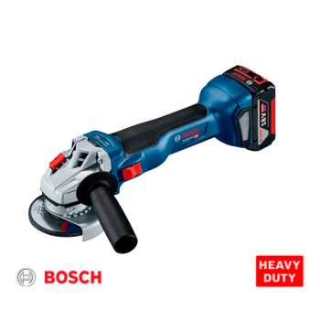 Amoladora 4 1/2" 18 V, 2,1 kg + batería