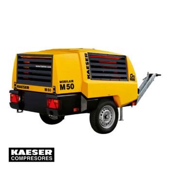 Compresor movil para obras, flujo volumetrico de 5 m3/min, presion 7 bar