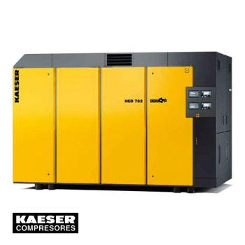 Compresores de tornillo, flujo volumétrico desde 8 hasta 89 m3/min, presión 5.5 hasta 15 bar