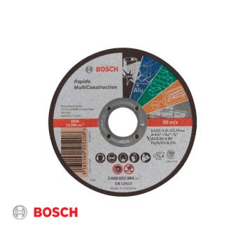 disco de corte amoladora 4x1mm multicons bosch