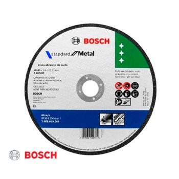 disco de corte amoladora 7x1 6mm metal bosch