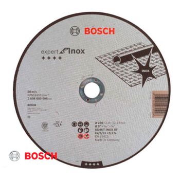 disco de corte amoladora 9x3mm inox bosch