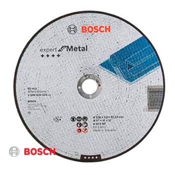 disco de corte amoladora 9x3mm metal bosch