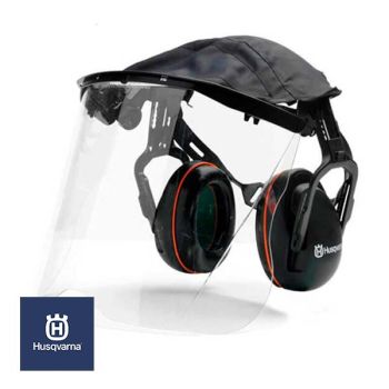 Protector de oídos con visera plástica Husqvarna