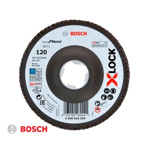 Disco flap cónico BR 7 grano 120 Bosch